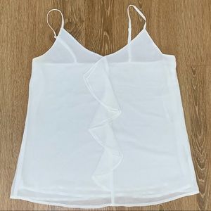 White Thin Strap Blouse - Small